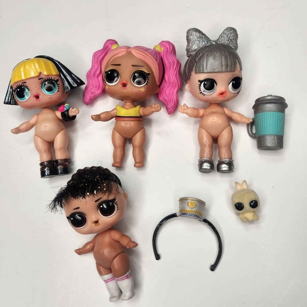 LOL Surprise Dolls Bae Wheels, Queen Selfie,  Hair Vibes, Lights Glitter, Mini